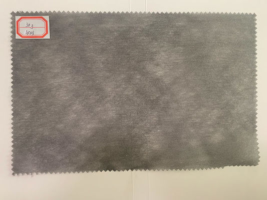 30g Lapisan Dekorasi Interior Abu-abu Untuk Kain Mobil Spun Lace Non-Woven